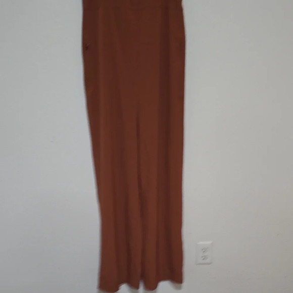 Women's Navy and Brown Jumpsuit - Picture 4 of 11